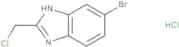 5-Bromo-2-(chloromethyl)-1H-1,3-benzodiazole hydrochloride