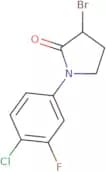 3-Bromo-1-(4-chloro-3-fluorophenyl)pyrrolidin-2-one