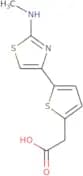 2-(5-(2-(Methylamino)thiazol-4-yl)thiophen-2-yl)acetic acid