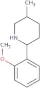 2-(2-Methoxyphenyl)-5-methylpiperidine