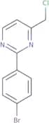 2-(4-Bromophenyl)-4-(chloromethyl)pyrimidine