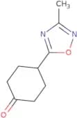 4-(3-Methyl-1,2,4-oxadiazol-5-yl)cyclohexan-1-one
