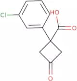 1-(3-Chlorophenyl)-3-oxocyclobutane-1-carboxylic acid