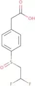 2-[4-(2,2-Difluoroethanesulfinyl)phenyl]acetic acid