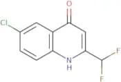 6-Chloro-2-(difluoromethyl)-1,4-dihydroquinolin-4-one