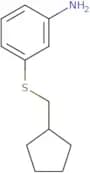 3-[(Cyclopentylmethyl)sulfanyl]aniline