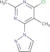 4-Chloro-2,5-dimethyl-6-(1H-pyrazol-1-yl)pyrimidine
