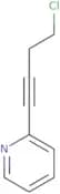 2-(4-Chlorobut-1-yn-1-yl)pyridine
