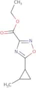 Ethyl 5-(2-methylcyclopropyl)-1,2,4-oxadiazole-3-carboxylate