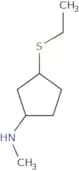 3-(Ethylsulfanyl)-N-methylcyclopentan-1-amine