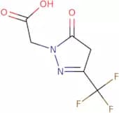 2-[5-Oxo-3-(trifluoromethyl)-4,5-dihydro-1H-pyrazol-1-yl]acetic acid
