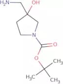 tert-butyl 3-(aminomethyl)-3-hydroxypyrrolidine-1-carboxylate