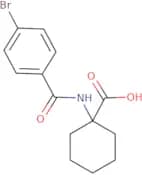 1-(4-Bromobenzamido)cyclohexane-1-carboxylic acid