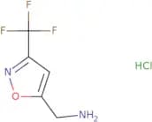 1-[3-(Trifluoromethyl)-1,2-oxazol-5-yl]methanamine hydrochloride