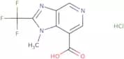 1-Methyl-2-(trifluoromethyl)-1H-imidazo[4,5-c]pyridine-7-carboxylic acid hydrochloride