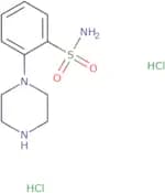 2-(Piperazin-1-yl)benzene-1-sulfonamide dihydrochloride