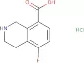5-Fluoro-1,2,3,4-tetrahydroisoquinoline-8-carboxylic acid hydrochloride