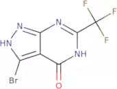 3-Bromo-6-(trifluoromethyl)-1H-pyrazolo[3,4-d]pyrimidin-4-ol