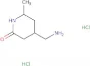 4-(Aminomethyl)-6-methylpiperidin-2-one dihydrochloride