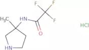 2,2,2-Trifluoro-N-(3-methylpyrrolidin-3-yl)acetamide hydrochloride