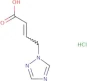 (2E)-4-(1H-1,2,4-Triazol-1-yl)but-2-enoic acid hydrochloride