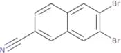 6,7-dibromonaphthalene-2-carbonitrile