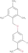 1-{2-Fluoro-4-[(2,4,6-trimethylphenyl)methoxy]phenyl}ethan-1-one