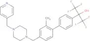 1,1,1,3,3,3-Hexafluoro-2-[4-[2-methyl-4-[[4-(pyridin-4-ylmethyl)piperazin-1-yl]methyl]phenyl]pheny…