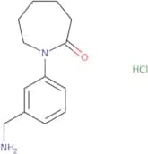 1-[3-(Aminomethyl)phenyl]azepan-2-one hydrochloride