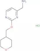 [2-(Oxan-4-ylmethoxy)pyrimidin-4-yl]methanamine hydrochloride