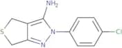 2-(4-Chlorophenyl)-2H,4H,6H-thieno[3,4-c]pyrazol-3-amine