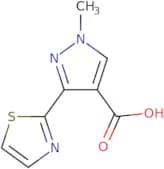1-Methyl-3-(1,3-thiazol-2-yl)-1H-pyrazole-4-carboxylic acid