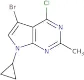 5-Bromo-4-chloro-7-cyclopropyl-2-methyl-7H-pyrrolo[2,3-d]pyrimidine