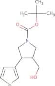 rac-tert-Butyl (3R,4S)-3-(hydroxymethyl)-4-(thiophen-3-yl)pyrrolidine-1-carboxylate