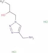 1-[4-(Aminomethyl)-1H-1,2,3-triazol-1-yl]butan-2-ol dihydrochloride