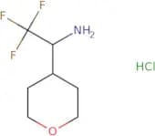 2,2,2-Trifluoro-1-(oxan-4-yl)ethan-1-amine hydrochloride