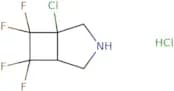 1-Chloro-6,6,7,7-tetrafluoro-3-azabicyclo[3.2.0]heptane hydrochloride