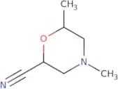 4,6-Dimethylmorpholine-2-carbonitrile