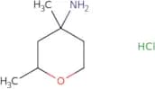 2,4-Dimethyloxan-4-amine hydrochloride