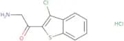 2-Amino-1-(3-chloro-1-benzothiophen-2-yl)ethan-1-one hydrochloride