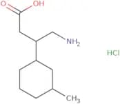 4-Amino-3-(3-methylcyclohexyl)butanoic acid hydrochloride