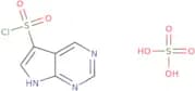 7H-Pyrrolo[2,3-d]pyrimidine-5-sulfonyl chloride sulfate