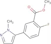 Methyl 2-fluoro-5-(1-methyl-5-pyrazolyl)benzoate
