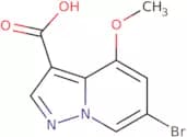 6-Bromo-4-methoxypyrazolo[1,5-a]pyridine-3-carboxylic acid