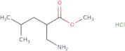 Methyl 2-(aminomethyl)-4-methylpentanoate hydrochloride