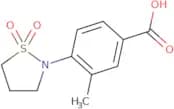 4-(1,1-Dioxo-1,2-thiazolidin-2-yl)-3-methylbenzoic acid