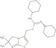 N,N'-Dicyclohexylcarbamimidothioic acid (5,6-dihydro-6,6-dimethylimidazo[2,1-b]thiazol-3-yl)methyl…