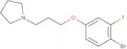 1-[3-(4-Bromo-3-fluorophenoxy)propyl]pyrrolidine