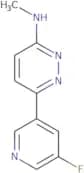 6-(5-Fluoropyridin-3-yl)-N-methylpyridazin-3-amine
