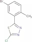 2-(5-Bromo-2-methylphenyl)-5-chloro-1,3,4-thiadiazole